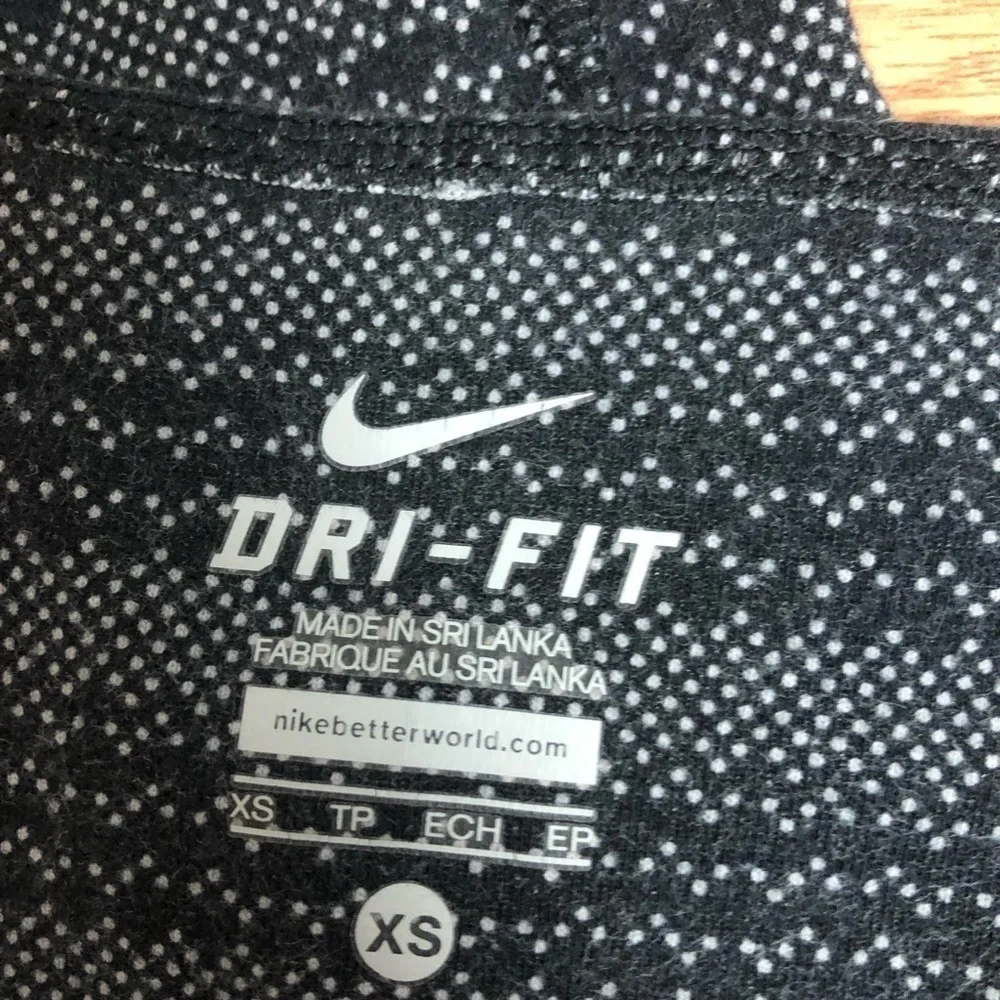 Nike Dri Fit Black Grey Leggings XSmall